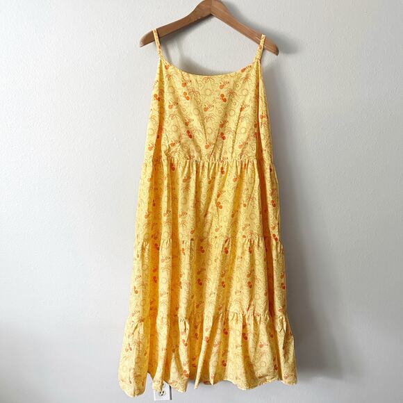 Disney Mickey & Minnie Tropical Vacation Sun Midi Dress Women's Plus Size 3X NEW - Picture 1 of 13